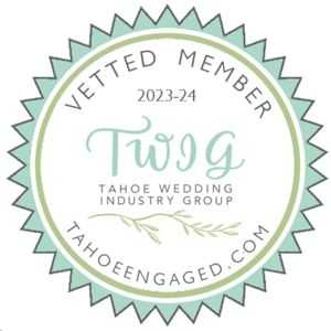 tahoe wedding industry group affiliation badge
