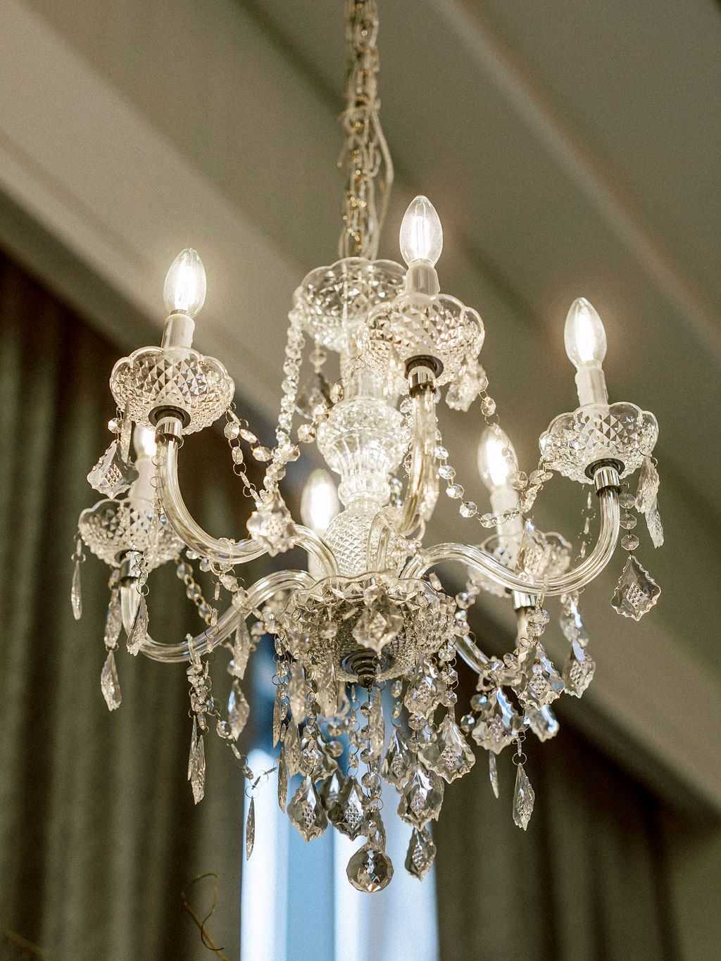 crystal chandelier detail photo by Corey Fox