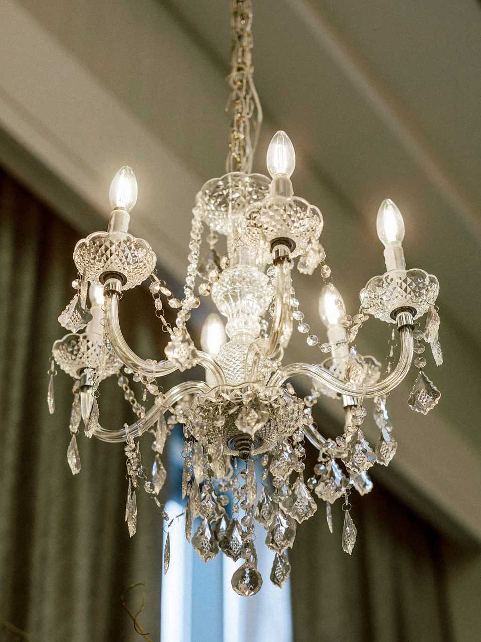 crystal chandelier detail photo by Corey Fox