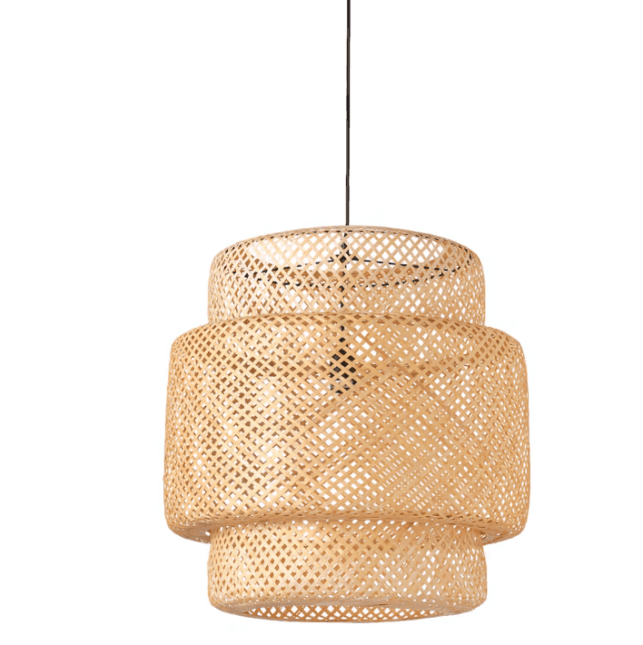 Rattan bamboo pendant lantern