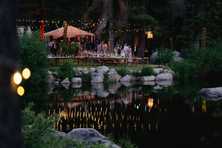 white wolf tahoe wedding venue from across the lake